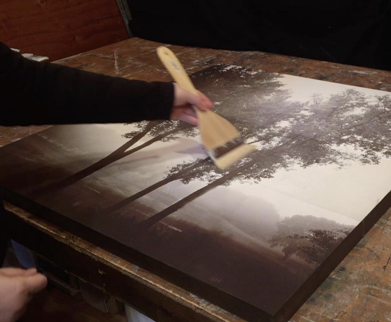 Tissue Paper Printing  Photo Encaustic with Clare O'Neill