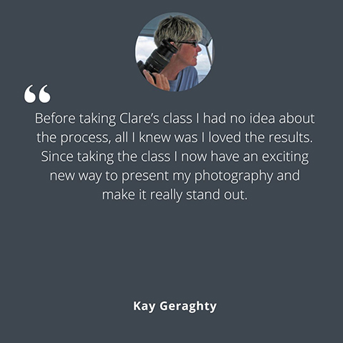 Student testimonial for photo encaustic course